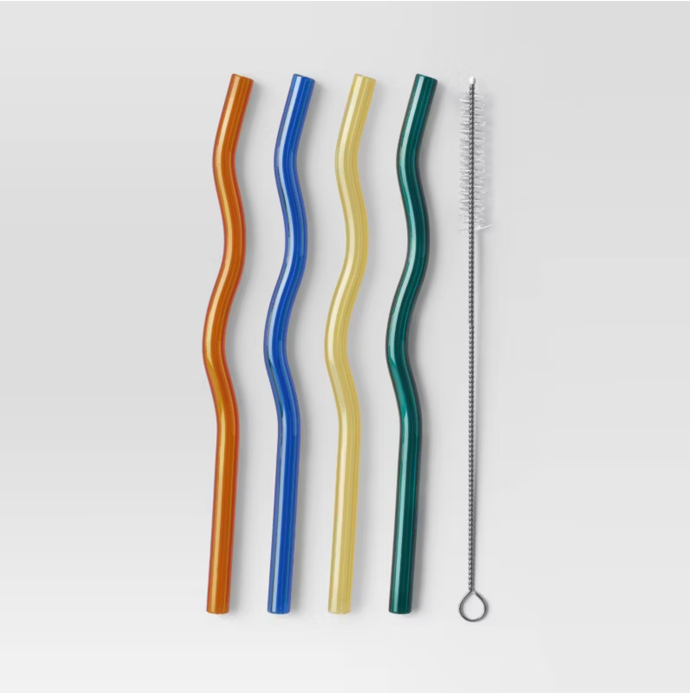 4pk Glass Straws
