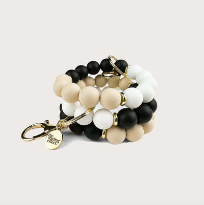 Hands-Free Silicone Beaded Keychain Wristlet