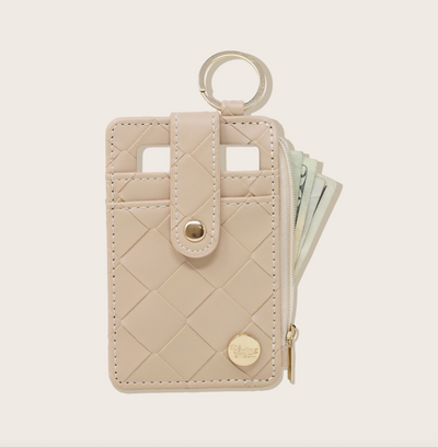 Keychain Wallet - Woven Oat