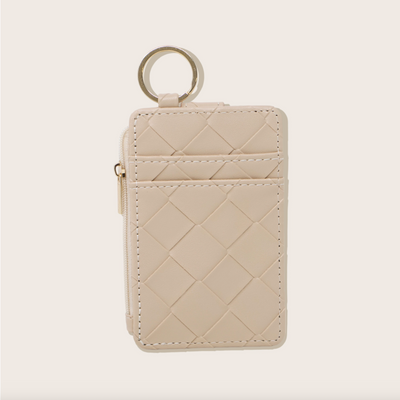 Keychain Wallet - Woven Oat