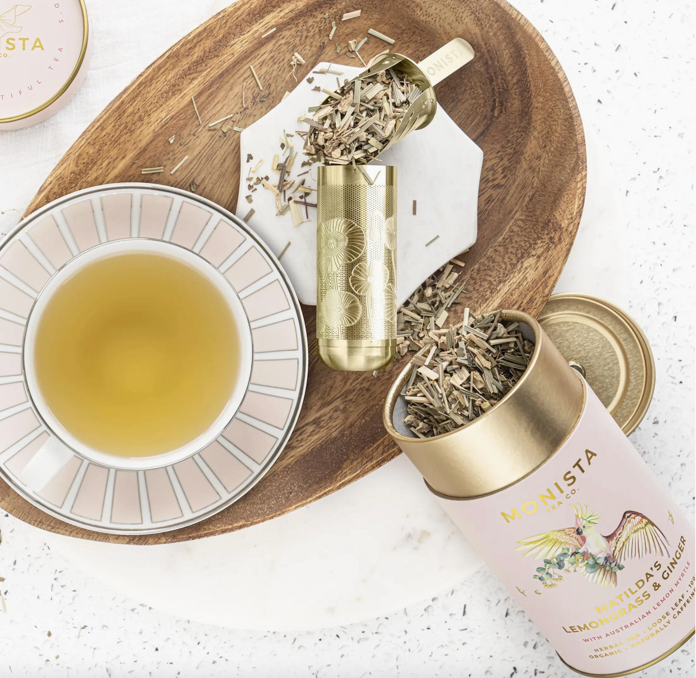 Tea Infuser Stick - Gold