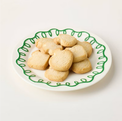 Raspberry Rose Shortbread Cookies