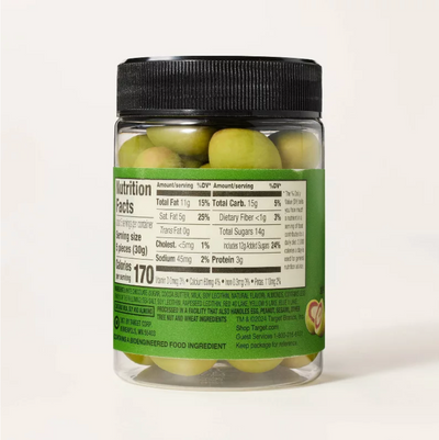 Martini Olive Inspired White Chocolate Covered Almonds